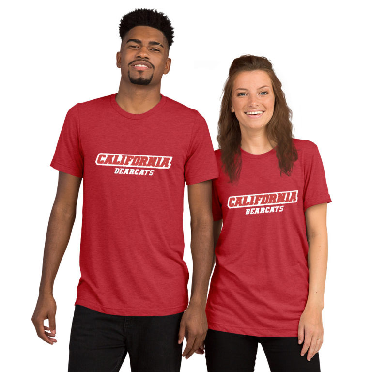 Bearcats Short sleeve tri-blend t-shirt – California Bearcats Team Store